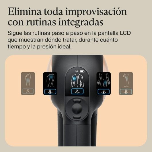 Pistola massaggiante Therabody Theragun Sense 2 ergonomica display LCD Bluetooth