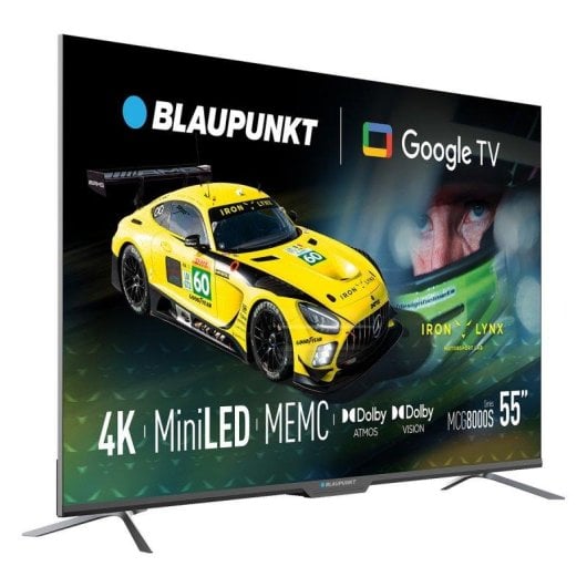 TV Blaupunkt Mini LED 55MCG8000S 55" 4K Dolby Atmos Google TV