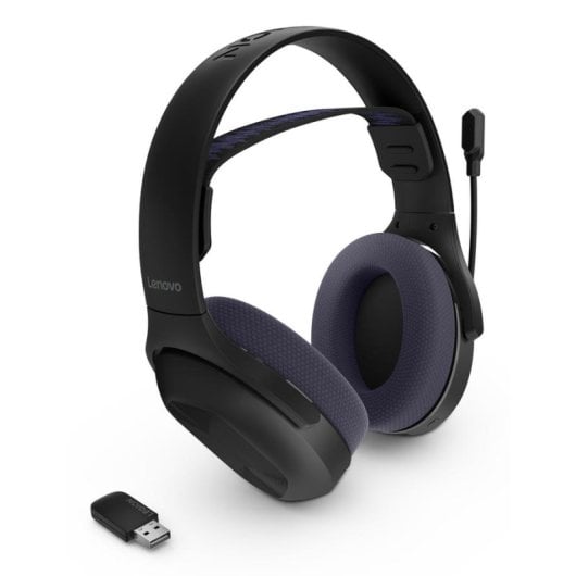 Auricolari Lenovo Legion H410 Wireless Bluetooth Gaming con microfono Nero e viola