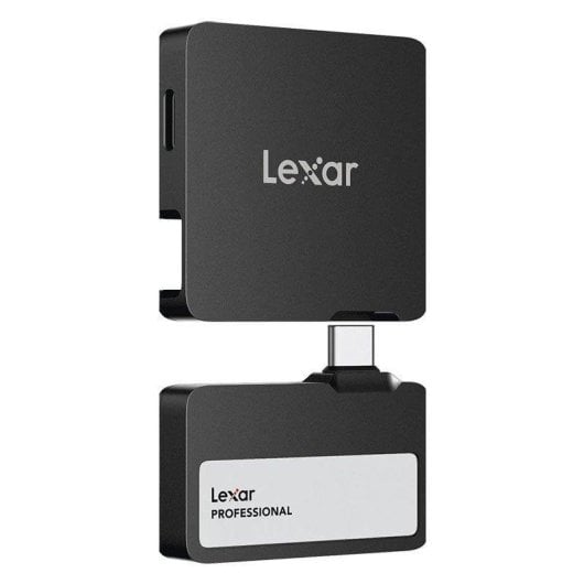 Unidad externa SSD Lexar SL400 2TB Negro con Hub USB-C, IP65, 1050MB/s