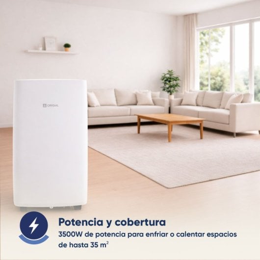 Aire Acondicionado Portátil con bomba de calor 3500 frigorias con WIFI