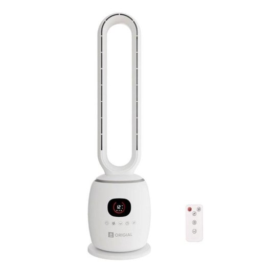 Ventoinha Sem Pás Origial AirBliss Freeless 60W 3 Velocidades Comando Temporizador