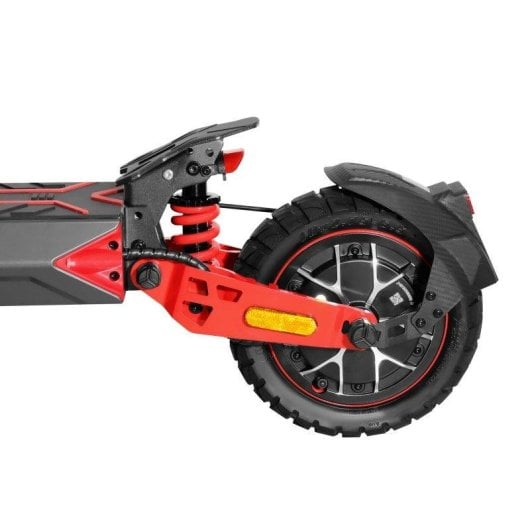 Patinete eléctrico Zwheel ZWolf 500W Autonomía 50km Ruedas 10" Off Road Doble suspensión Gris-rojo