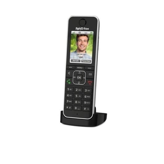 Telefono cordless Gigaset Fon C6 DECT display 2,4 pollici nero con segreteria