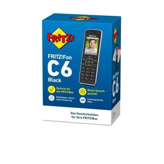 Gigaset Fon C6 Telefono DECT Portatile Senza Fili Nero