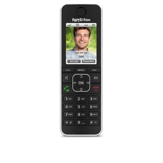 Telefono cordless Gigaset Fon C6 DECT display 2,4 pollici nero con segreteria
