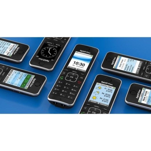 Telefono cordless Gigaset Fon C6 DECT display 2,4 pollici nero con segreteria