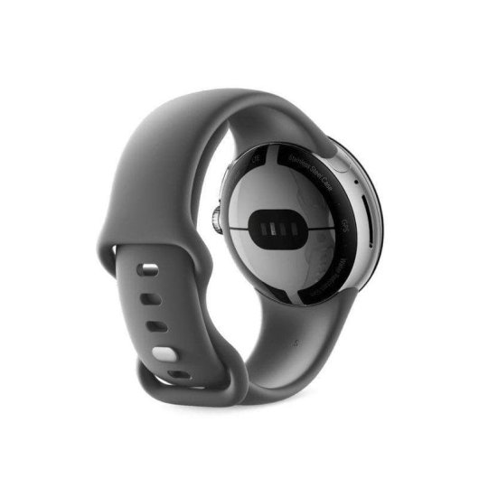 Google Pixel Watch 4G LTE Bluetooth NFC GPS 41mm AMOLED Prata Carbono S/L 5ATM SpO2