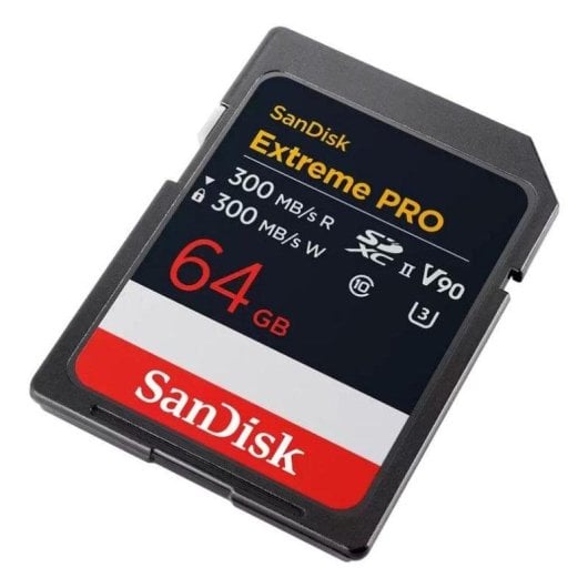 Speicherkarte Sandisk Extreme PRO SDXC 64 GB UHS-II V90 Klasse 10 300 MB/s