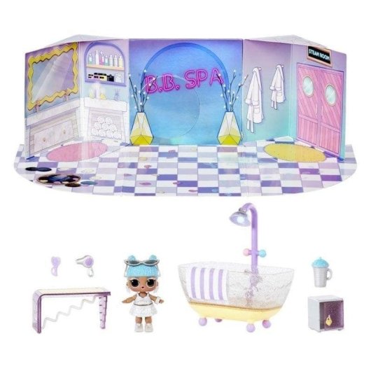 Muñeca L.O.L. Surprise! Winter Chill Spaces Playset Minifigura Multicolor