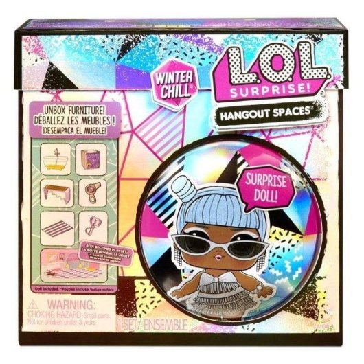Muñeca L.O.L. Surprise! Winter Chill Spaces Playset Minifigura Multicolor