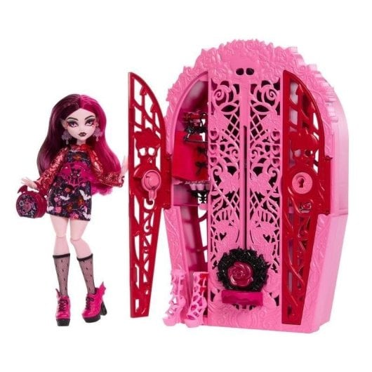 Poupée Monster High Skulltimate Secrets Draculaura Multicolore 22 accessoires