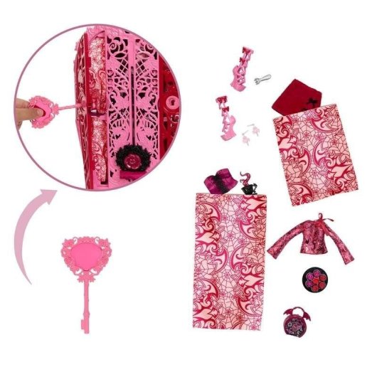 Poupée Monster High Skulltimate Secrets Draculaura Multicolore 22 accessoires