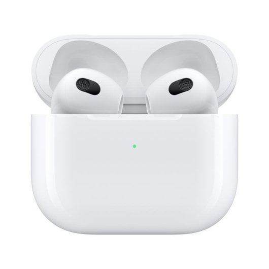 Auricolari Apple AirPods (3rd generation) wireless Bluetooth per chiamate e musica IPX4 bianchi