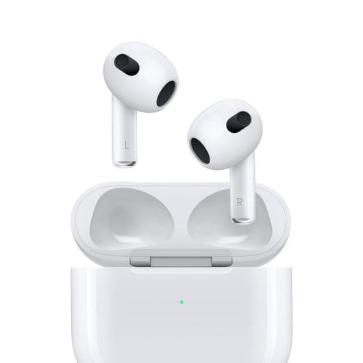 Auricolari Apple AirPods (3rd generation) wireless Bluetooth per chiamate e musica IPX4 bianchi