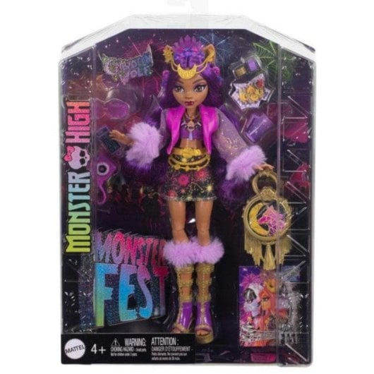 Muñeca Monster High Monster Fest Clawdeen Wolf Fashion Doll Multicolor