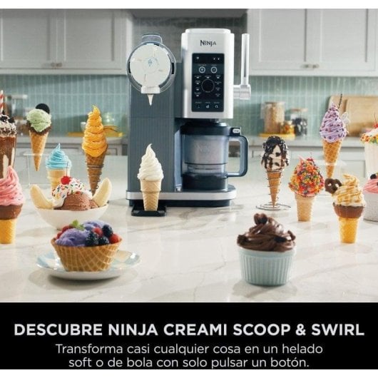 Heladera Ninja Creami Scoop & Swirl NC701EU 0,48L 2 Tarrinas 800W