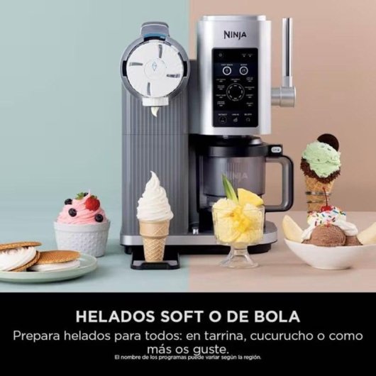 Heladera Ninja Creami Scoop & Swirl NC701EU 0,48L 2 Tarrinas 800W