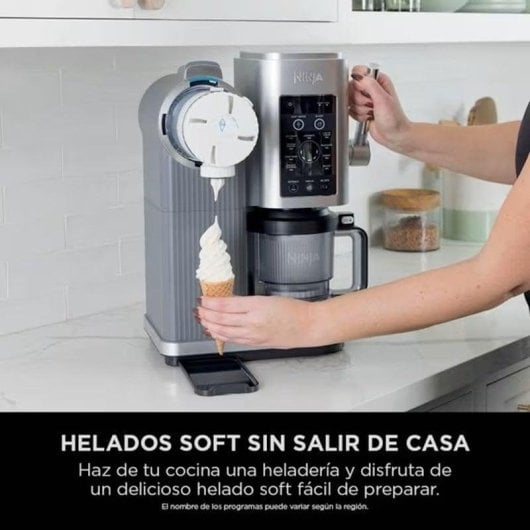 Heladera Ninja Creami Scoop & Swirl NC701EU 0,48L 2 Tarrinas 800W