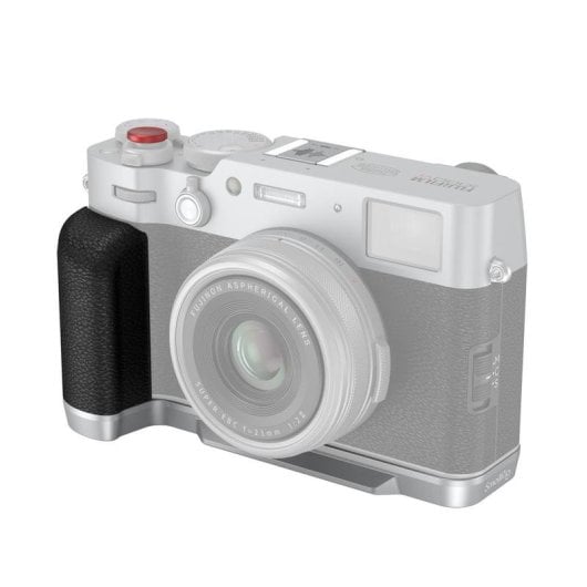 Impugnatura Fotocamera Smallrig 4555 per Fujifilm X100VI X100V Argento Silicone