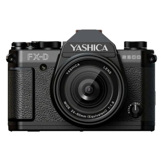 Câmara Compacta Yashica FX-D S300 50MP Visor Eletrónico Simulação Filme Preta