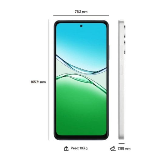 Smartphone OPPO A5x 4GB 128GB IP65 6000mAh Snapdragon 6s Gen 1 Laser White Midnight Blue