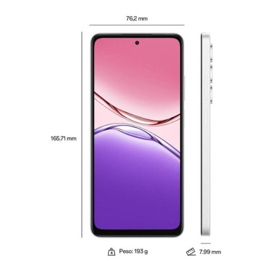 Smartphone OPPO A5 6GB RAM 256GB IP65 Recharge Rapide 45W