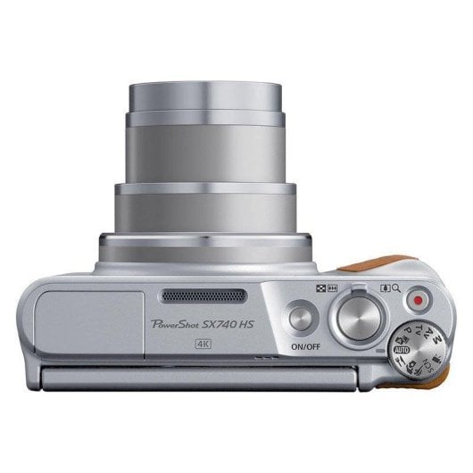 Cámara Compacta Canon PowerShot SX740 HS 20.3MP Zoom 40x Wi-Fi Bluetooth 4K LCD Orientabile Silver
