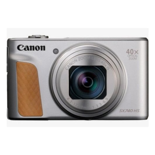Cámara Compacta Canon PowerShot SX740 HS Lite Edition 20,3MP Zoom 40x WiFi Pantalla Abatible Plata