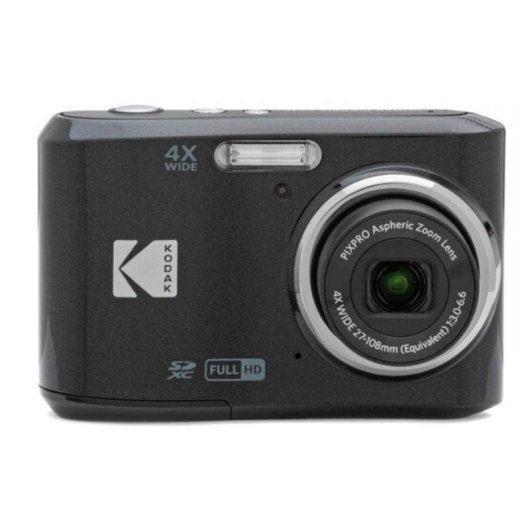 Cámara Compacta Kodak Pixpro FZ45 16MP Zoom 4x USB Stabilizzatore Nero