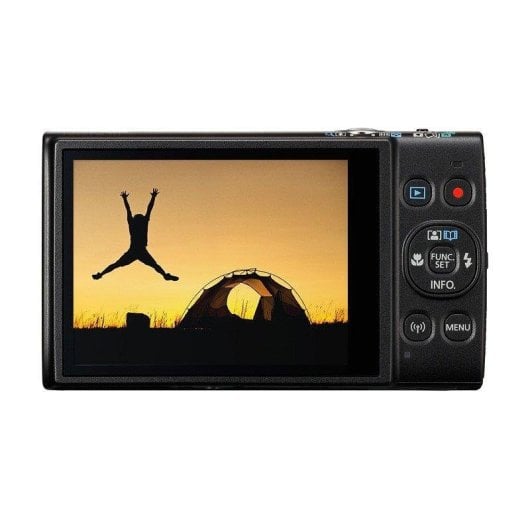 Fotocamera Compatta Canon Ixus 285 HS 20.2MP Zoom Ottico 12x WiFi NFC SD 4GB Custodia Nera