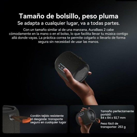 Altavoces Blackview Portátiles Bluetooth 15W IPX7 Compactos y Manos Libres