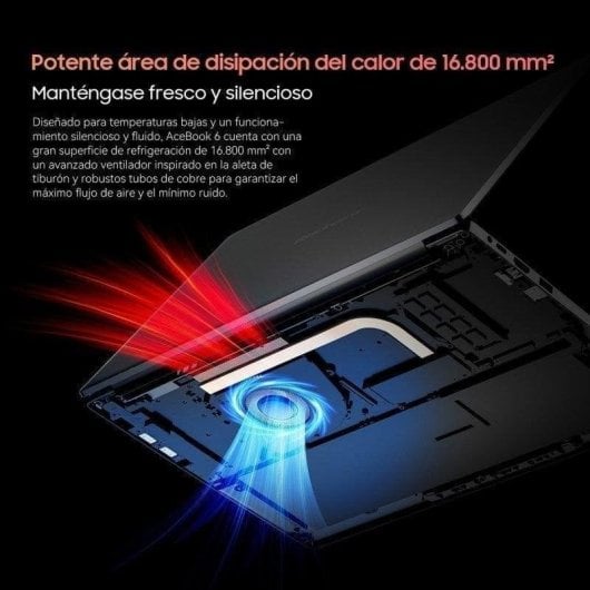 Portátil Blackview AceBook 6 15.6" Intel N150 16GB 512 GB SSD Intel UHD Windows 11