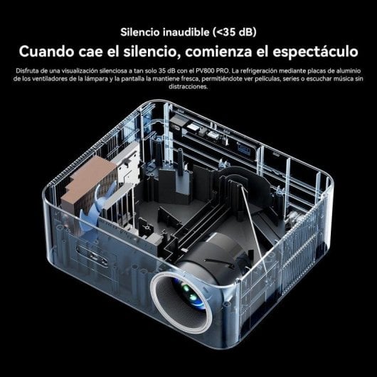 Proiettore OSCAL PV800 Pro FullHD 1400 Lumen 200" LED LCD Google TV Smart Portatile