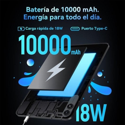 Tablet VekfulPC T60 Pro 13,4" 256GB 5G 10000mAh Android 15 Grau