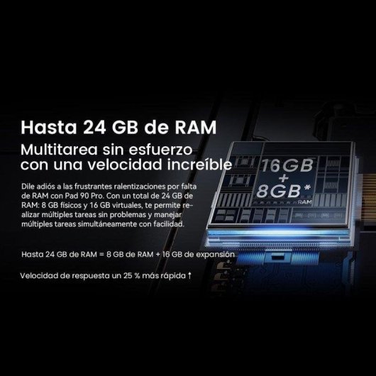 Tablet OSCAL Pad 90 Pro WiFi + 4G 11" 24GB 256GB Gris