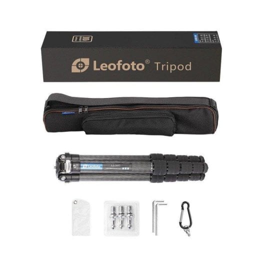 Leofoto Ranger LS-365C Treppiede in fibra di carbonio senza colonna centrale