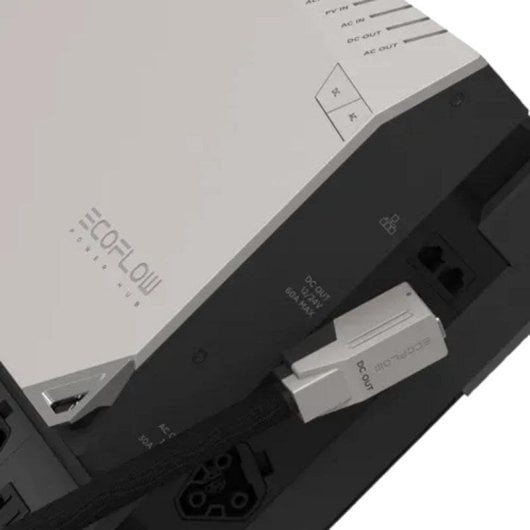 Energie-Station EcoFlow Power Hub DC-Ausgangskabel 4,5 m Schwarz Grau kompatibel Power Kits