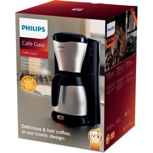 Cafeteira Filtro Philips Café Gaia HD7546/20 1,2L Termo 1100W Antigotejamento Desligar Auto