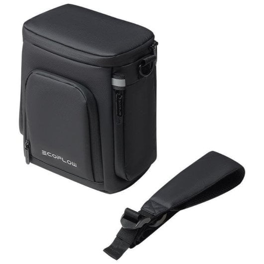 Sac de transport EcoFlow TRAIL DC Noir 220 x 120 x 230 mm Protection antipoussière et antichoc pour stations d'énergie portables