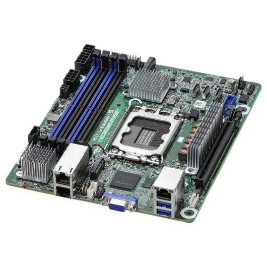 Motherboard Asrock EC266D4ID-2T/X550 Intel C266 LGA1700 DDR5 Mini ITX 10GbE RAID IPMI
