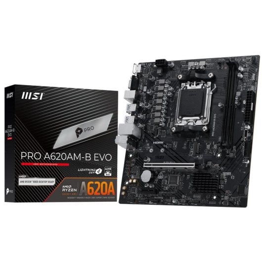 Motherboard MSI PRO A620AM-B EVO A620 AM5 DDR5 ATX 5GbE M.2 RAID