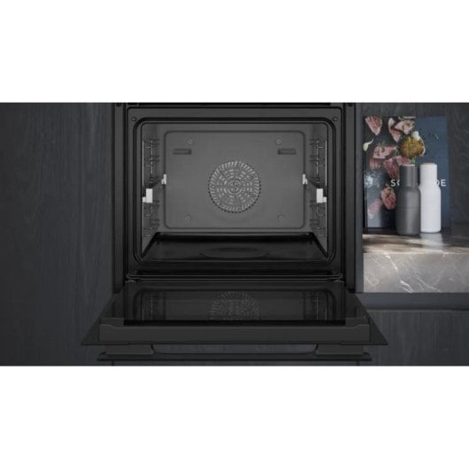 Horno eléctrico Siemens iQ700 HS958GED1 71 L Inox y negro autolimpieza vapor WiFi