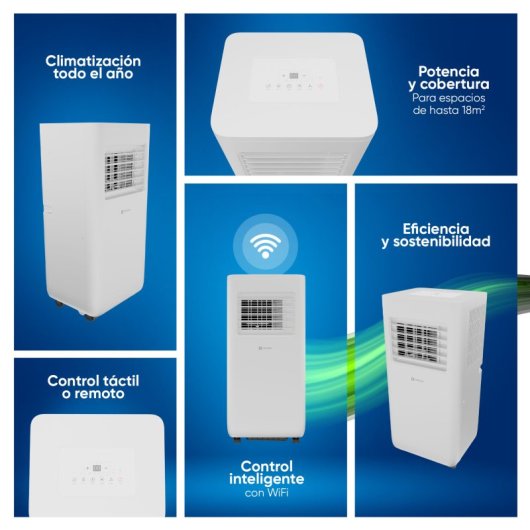 Aire Acondicionado Portátil Origial AirFeel 2250 Frigorias Bomba de Calor WiFi