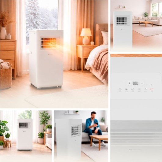 Aire Acondicionado Portátil con bomba de calor 2250 frigorias con WIFI