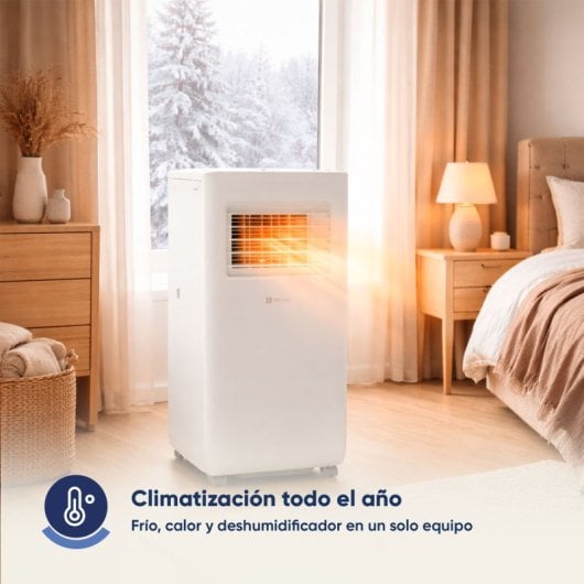 Aire Acondicionado Portátil con bomba de calor 2250 frigorias con WIFI
