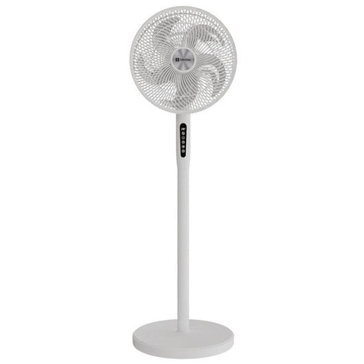 Ventilador de pie Origial ORISTAND30W-WF motor DC, 30W altura ajustable Blanco