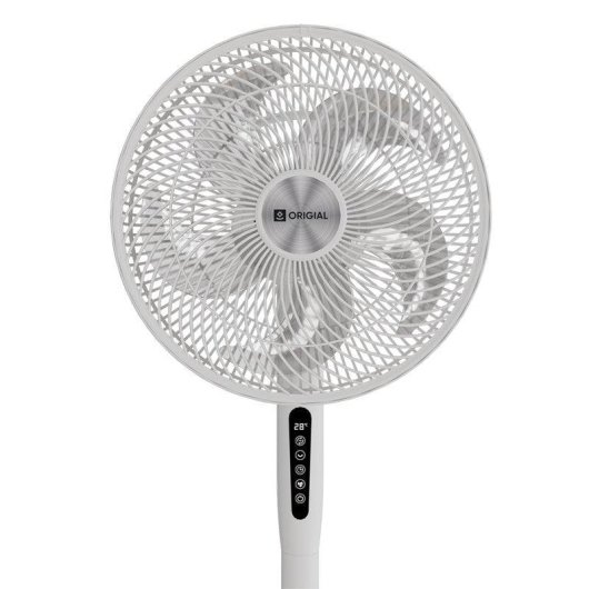 Ventilador de pie Origial ORISTAND30W-WF motor DC, 30W altura ajustable Blanco