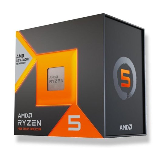 Processador AMD Ryzen 5 7500X3D 6 Núcleos 4 GHz Base 4,5 GHz Turbo Radeon Integrada