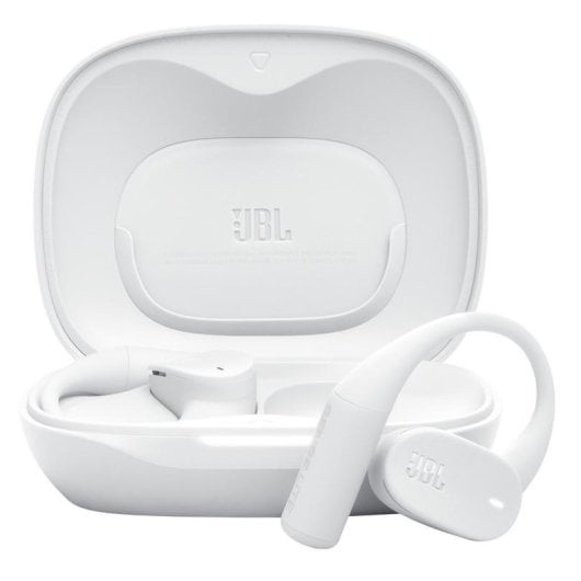 Auricolari JBL Sense Lite wireless Bluetooth per musica impermeabili IP54 bianchi